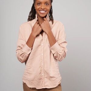 Frank & Eileen vintage peach Eileen Button Down Luke both M & L